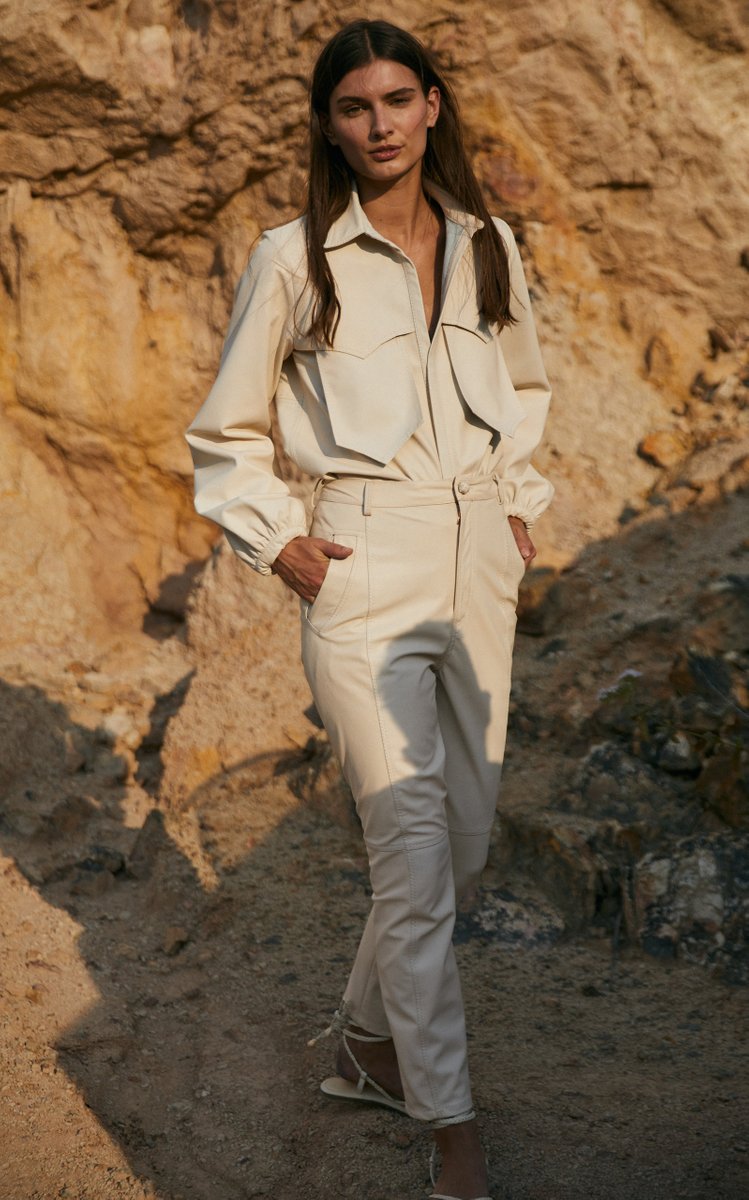 Trayectoria Leather Top