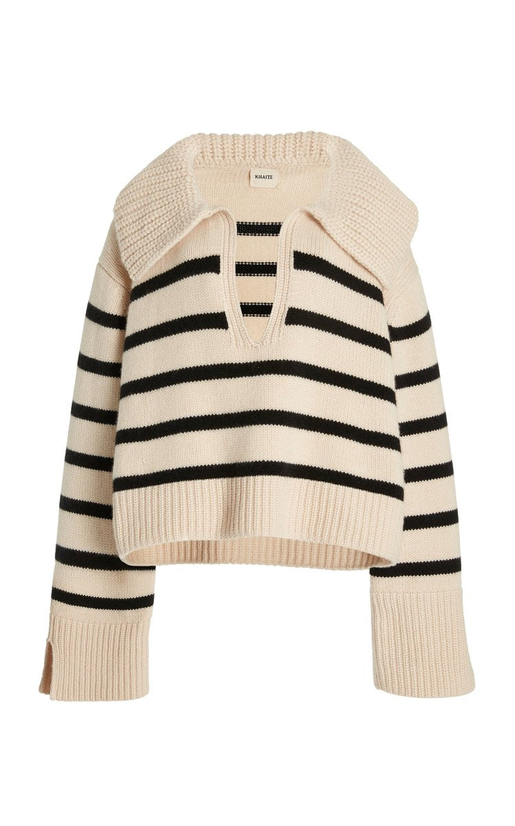 Evi Striped Cashmere Sweater