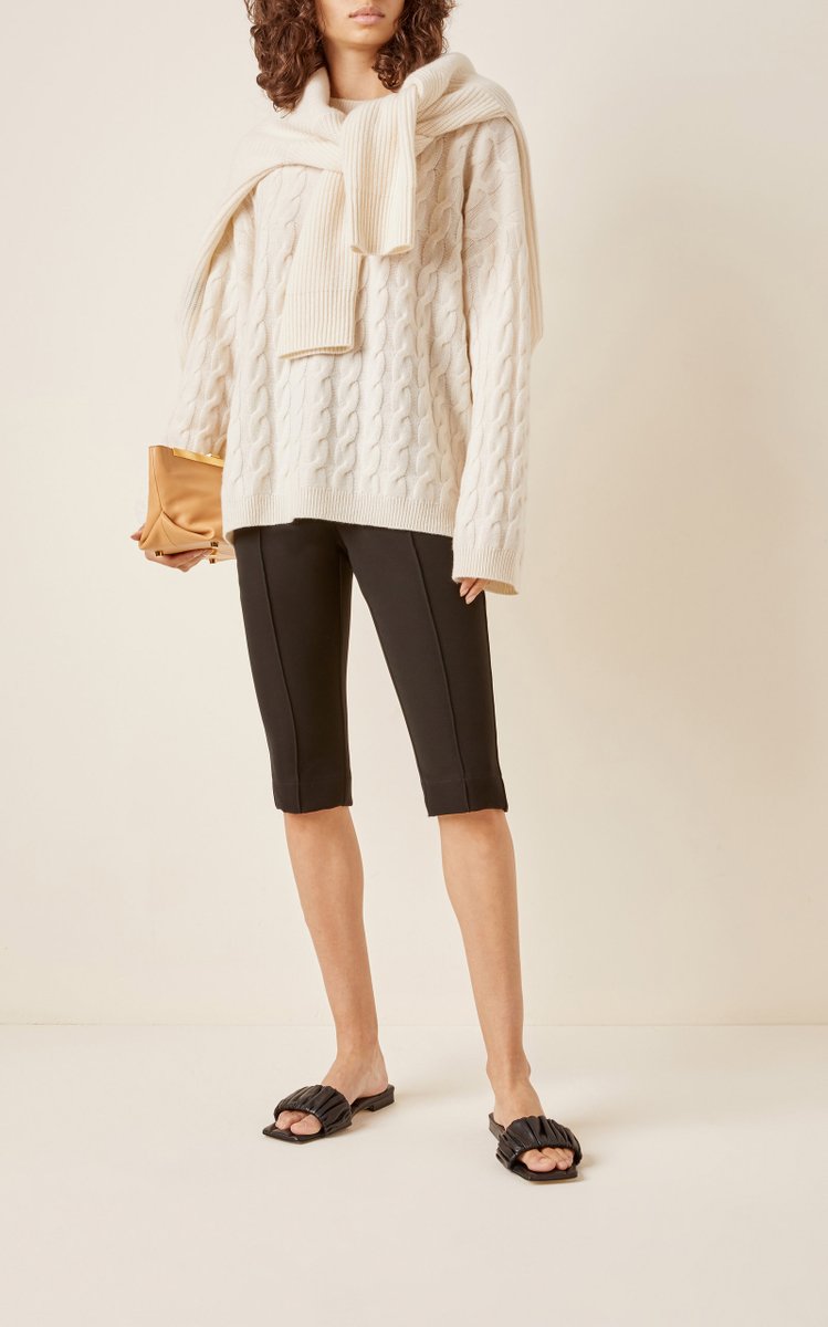 Seymour Oversized Cable-Knit Cashmere Sweater