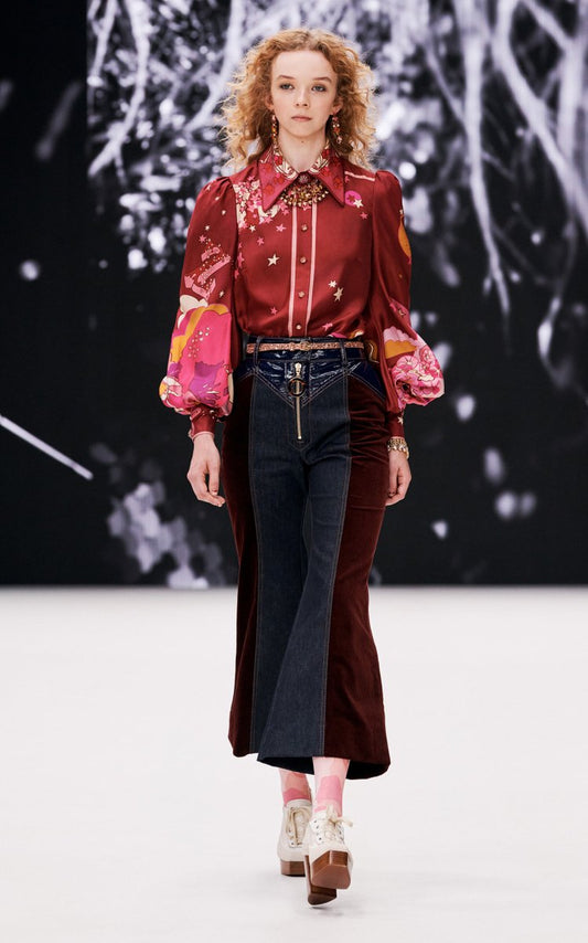 Concert Printed Silk Shirt