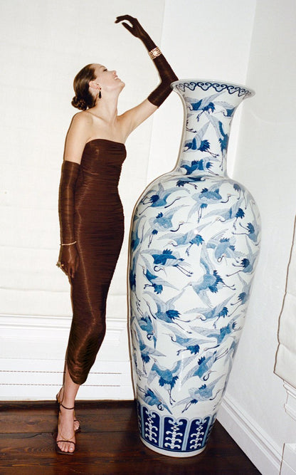 Huntley Ruched Column Dress