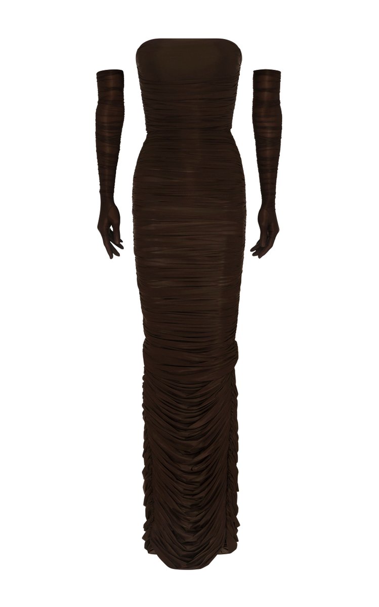 Huntley Ruched Column Dress