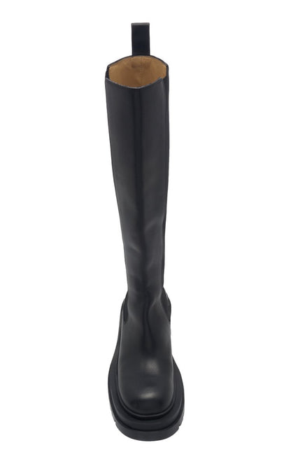 Lug Knee High Boots