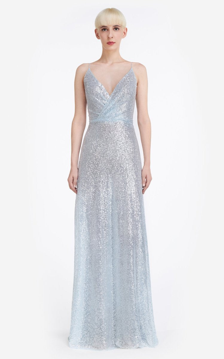 Kristina Sequin Tulle Gown