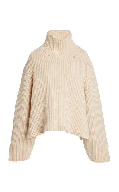 Molly Ribbed-Knit Turtleneck Sweater