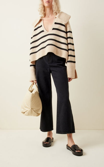 Evi Striped Cashmere Sweater
