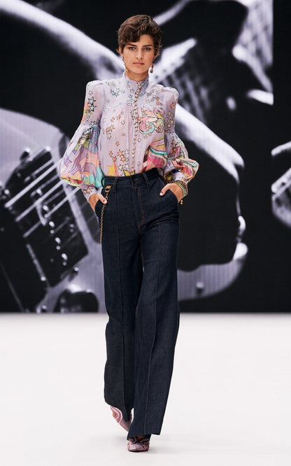 Concert Button Detailed Top