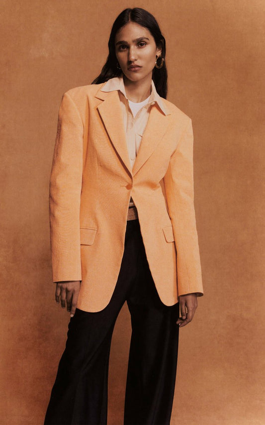 Redux Linen-Blend Blazer