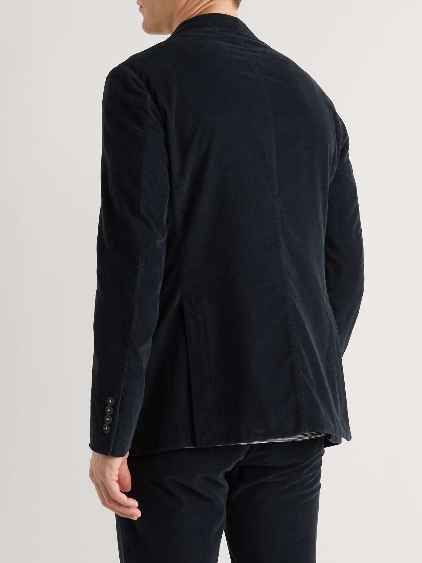 Unstructured Cotton-Corduroy Suit Jacket