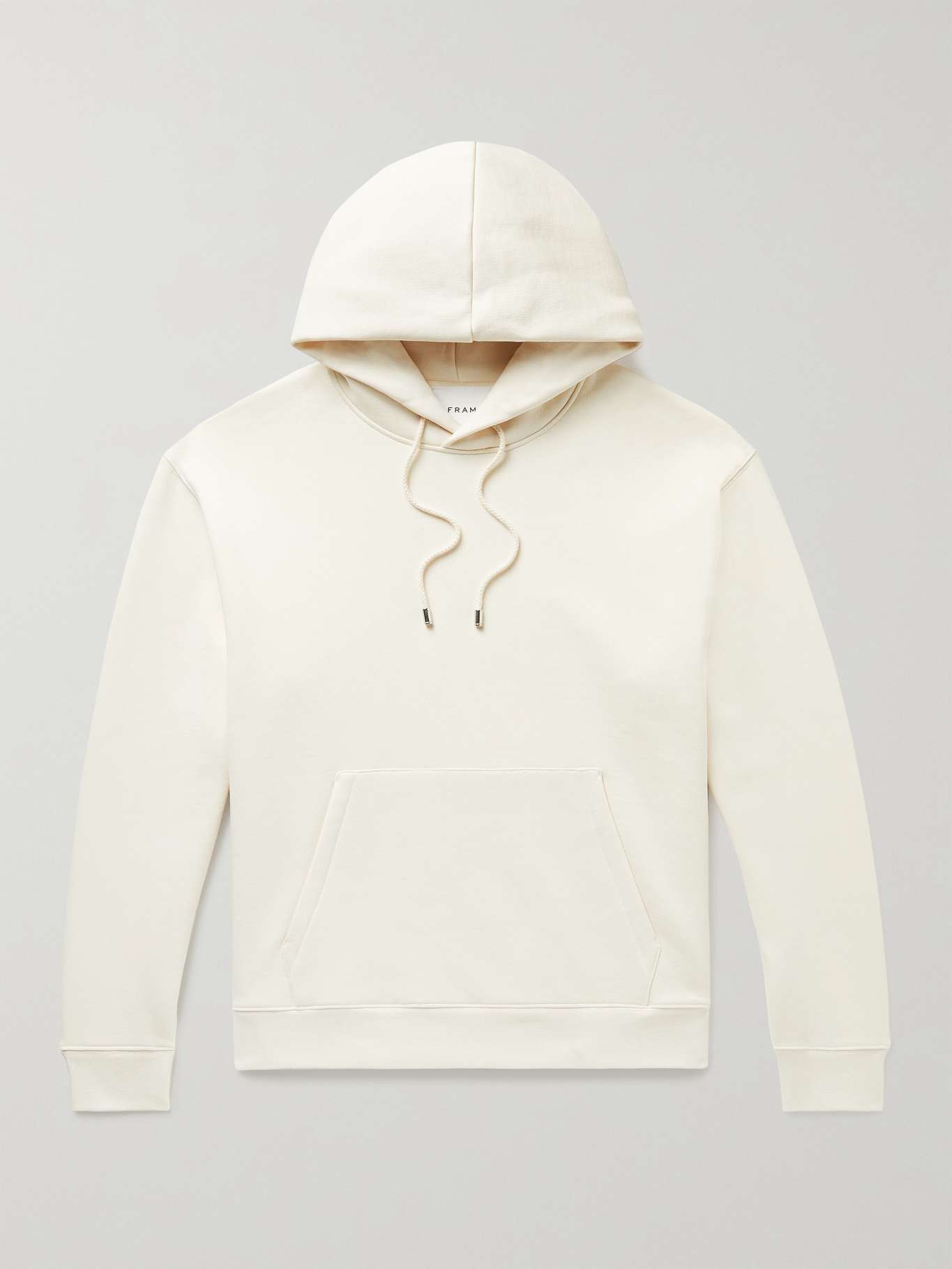 Logo-Appliquéd Fleece-Back Cotton-Blend Jersey Hoodie