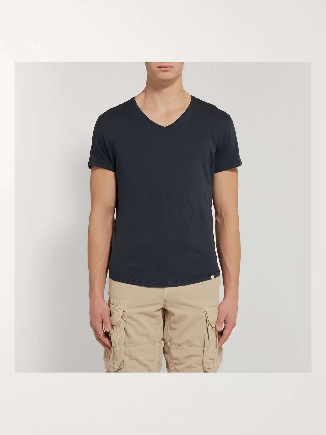 OB-V Slim-Fit Cotton-Jersey T-Shirt