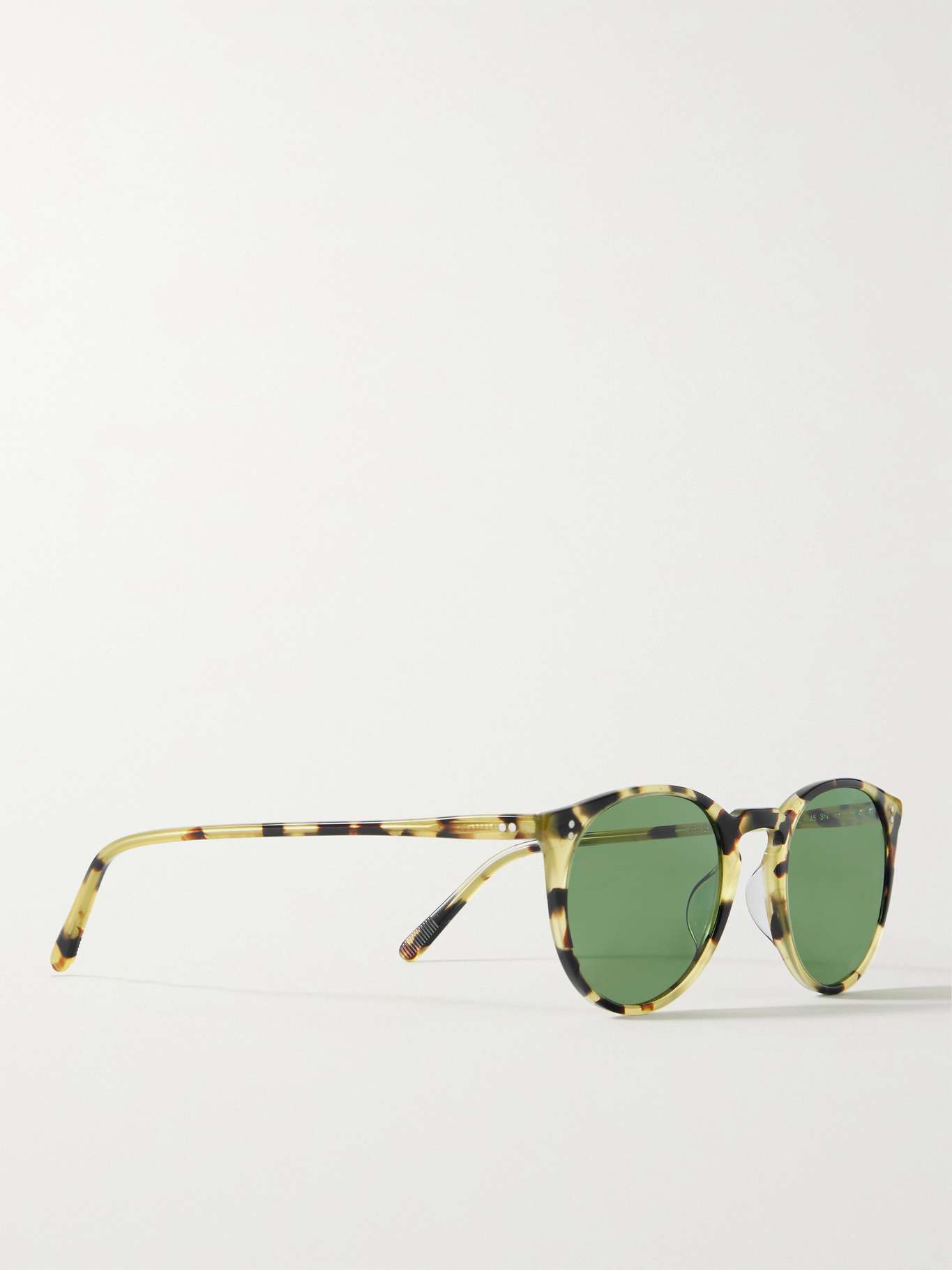 O'Malley Round-Frame Tortoiseshell Acetate Sunglasses