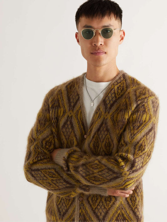 Stanley S Round-Frame Acetate and Gold-Tone Sunglasses