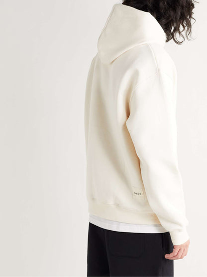 Logo-Appliquéd Fleece-Back Cotton-Blend Jersey Hoodie