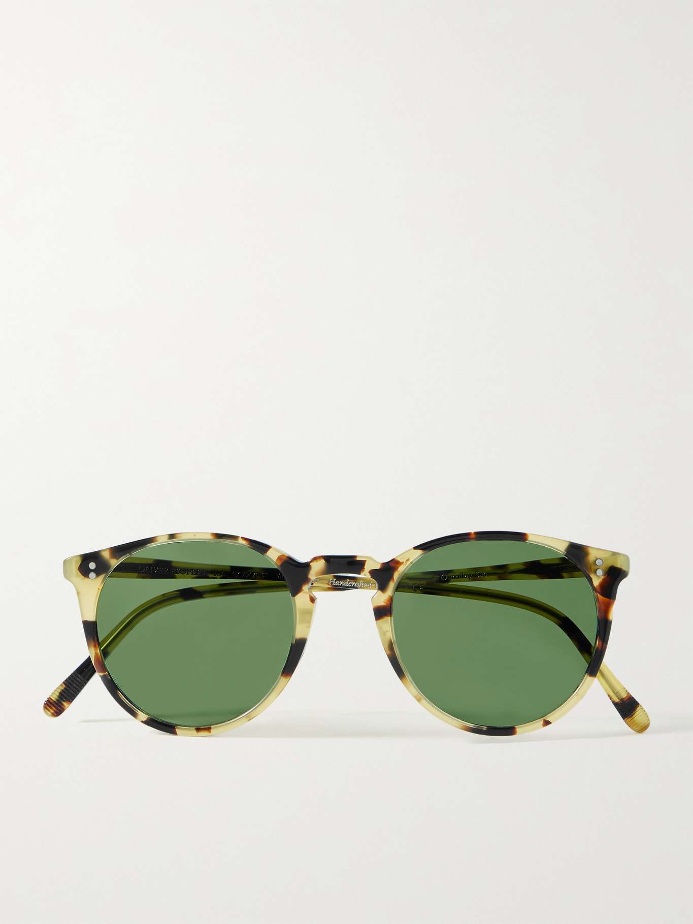 O'Malley Round-Frame Tortoiseshell Acetate Sunglasses
