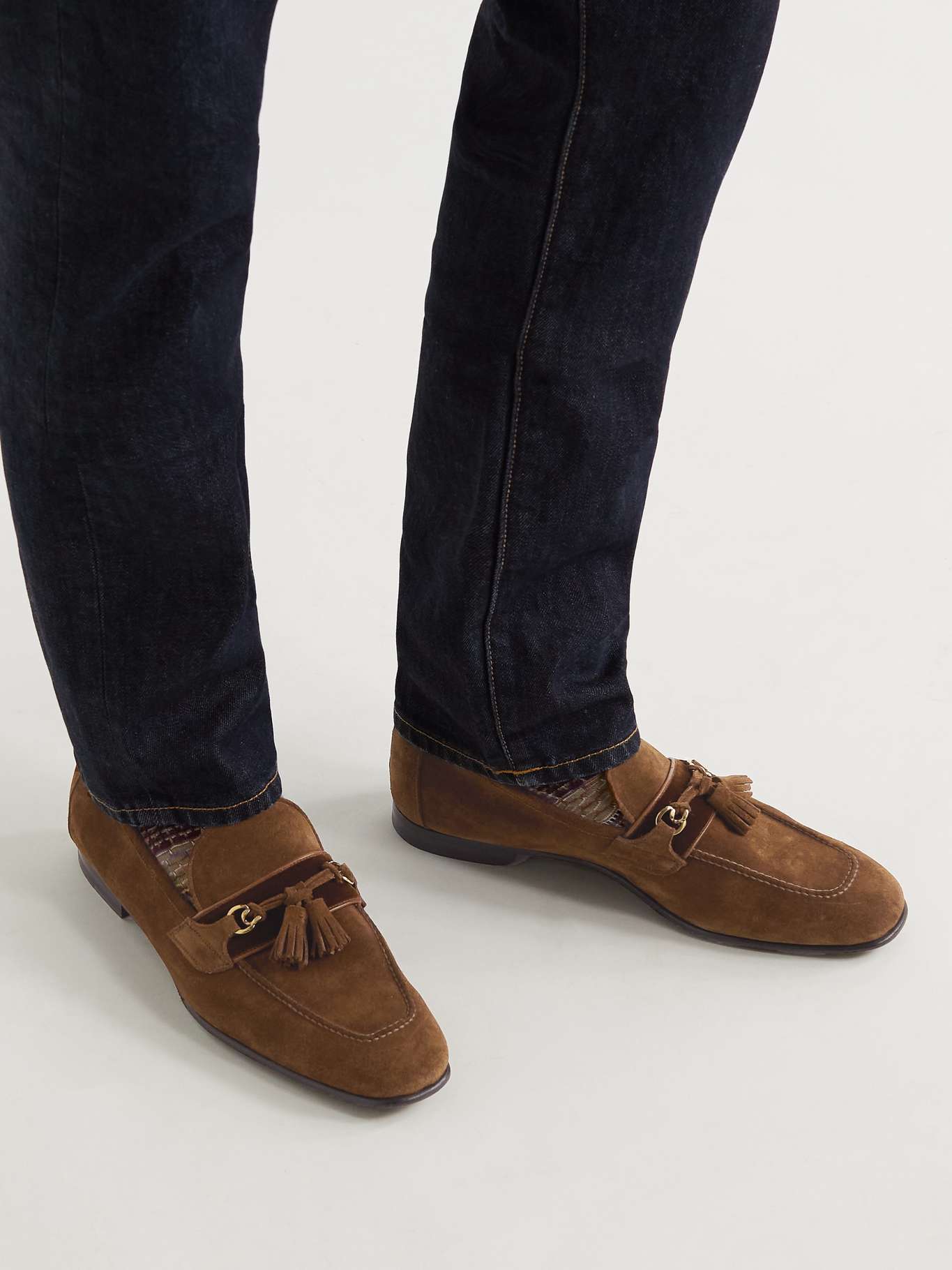 Sean Tasselled Suede Loafers