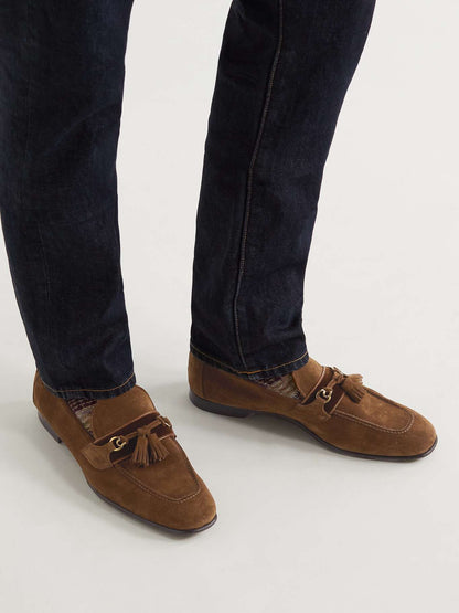 Sean Tasselled Suede Loafers