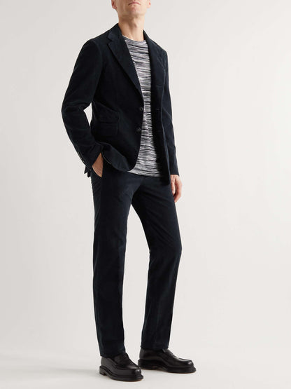 Unstructured Cotton-Corduroy Suit Jacket